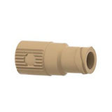 Luer Adapter 10-32 Female to Female Luer, PEEK